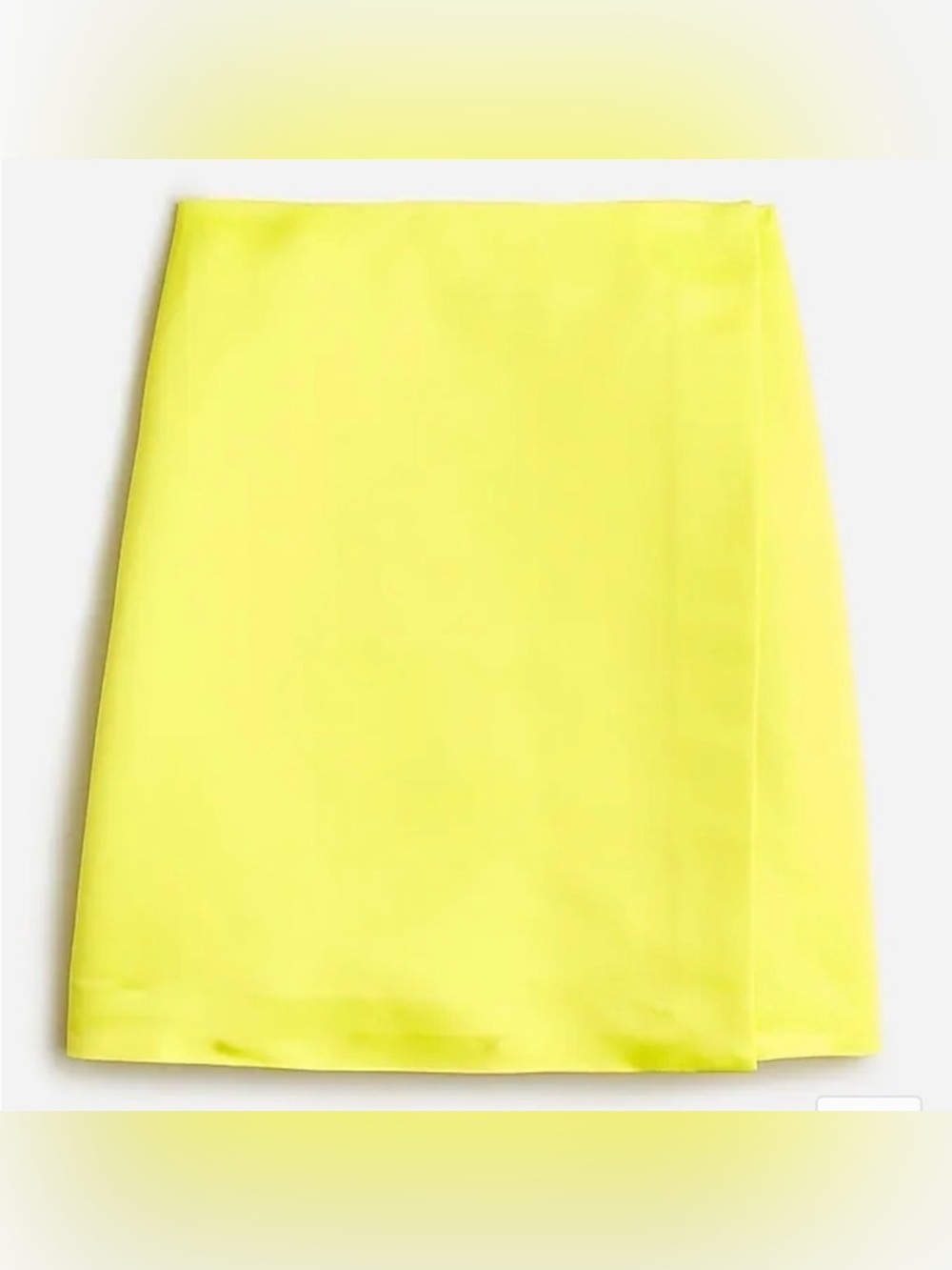 J. Crew Limited Edition Faux-Wrap Skirt in Duchesse Satin - NWT